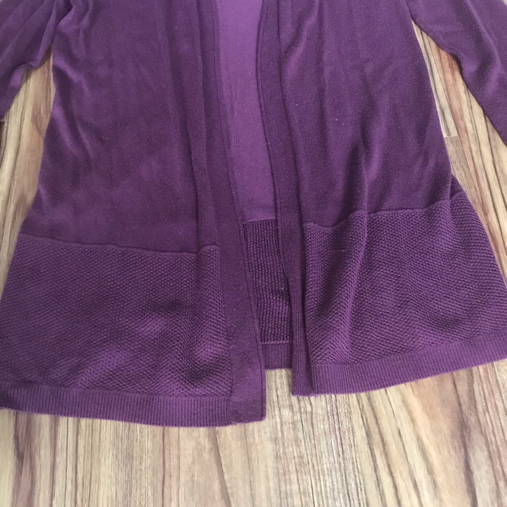 Loft Ribbed Trim Cardigan - Picture 3 of 6